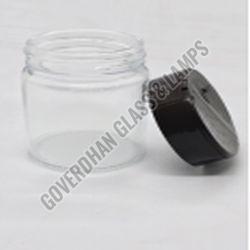 250 Ml Plain Round Glass Screw Jar