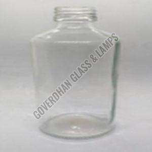 300Ml Blue Pine Glass Water Bottle