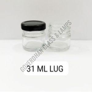 30 Ml Round Glass Jar