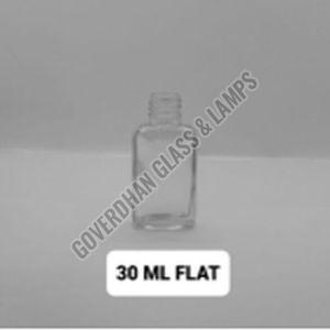 30 Ml Flat Cosmetic Bottle