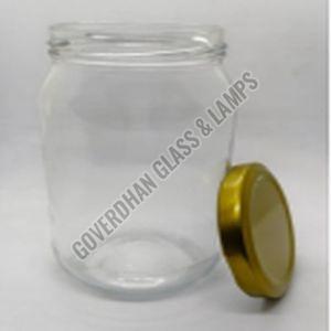 400 Ml Round Ultra Glass Jar