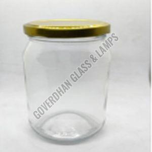 400 Ml Round Ultra Glass Jar
