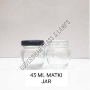 45 Ml Glass Matki Jar