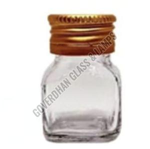 25 Ml Honey Square Glass Jar