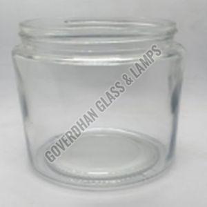 500 Ml Plain Round Glass Screw Jar