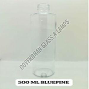 500 Ml Blue Pine Glass Water Bottle