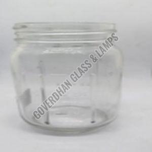 500 Ml Embossed Glass Jar