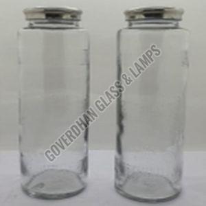 750 Ml Glass Dotted Water Bottle