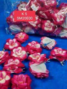 Artificial Floral Comb Slide Hair Pin