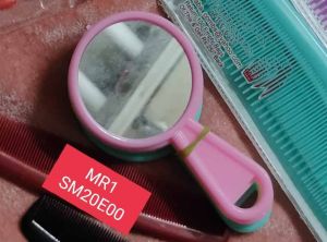 Glass Round Hand Mirror