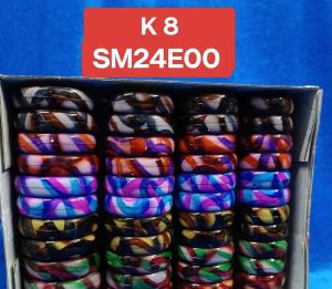 Multicolor Festival Wear Glass Bangles