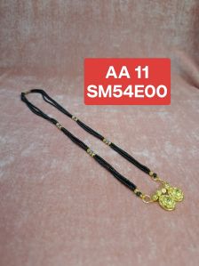 Traditional Black Beads Artificial Mangalsutra