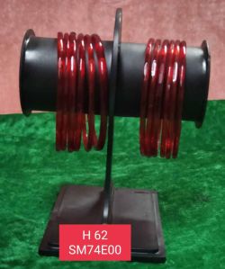 Traditional Red Wedding Glass Bangles