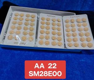 Trendy Oxidized Gold Plated Artificial Ladies Earrings