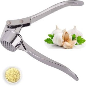Stainless Steel Garlic Press Crusher