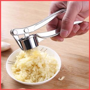 Stainless Steel Garlic Press Crusher