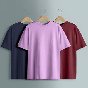 Mens Poly Cotton Oversized T-Shirts