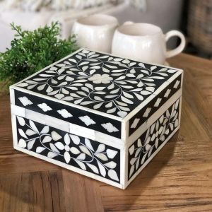 Bone Inlay Jewellery Box
