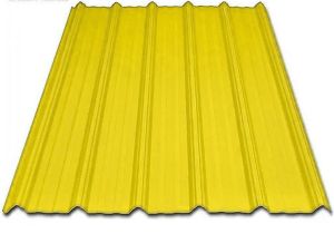 Yellow Color Coated Roofing Sheet