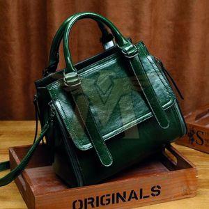 MGE-WHB-FT06 Green Woman Leather Handbags