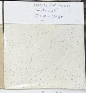 160 GSM Dotted Viscose Lycra Fabric