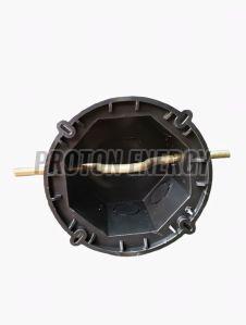 PVC Black Round Fan Box