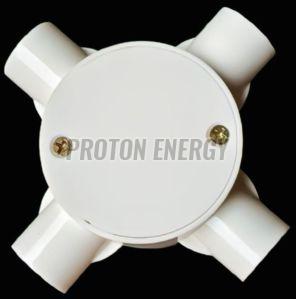 20mm PVC 4 Way Short Junction Box