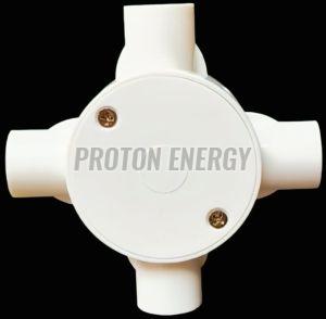 20mm PVC 4 Way Deep Junction Box