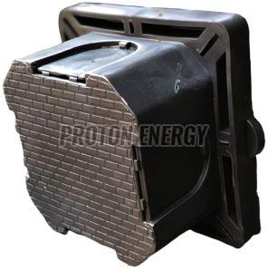 4 Inch Black PVC Concealed Box