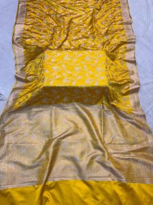 Mashru Silk Saree Jaal Design