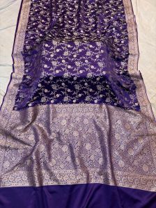 Mashru Silk Saree Jaal Design