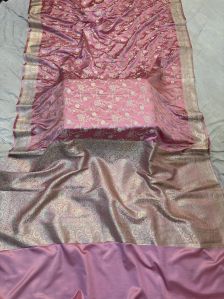 Mashru Silk Saree Jaal Design