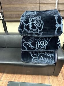 Grey Heavy Mink Blanket