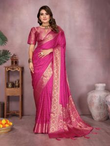 Gala Pallu Premium Silk Hand Dyed Saree