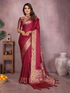 Gala Pallu Premium Silk Hand Dyed Saree