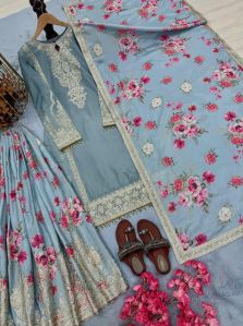 Premium Designer Top Palazzo Set Dupatta Set