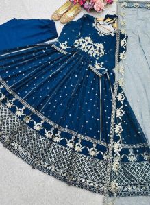 RST-045 Anarkali Suits Heavy Pure Fox Georgette Gown