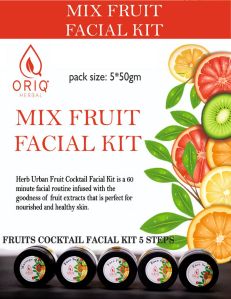 Oriq Herbal Mix Fruit Facial Kit