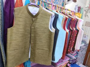 Tassar Silk Mens Jacket