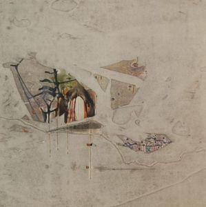 Abstract Mixed Media Art