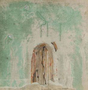 Earthy Textured Mixed Media Art