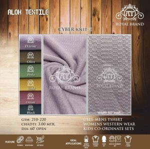 222 GSM Embossed Polyester Fabric