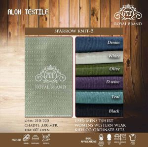 216 GSM Sparrow Knit Polyester Fabric