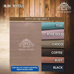 165 GSM Mess Jacquard Polyester Fabric