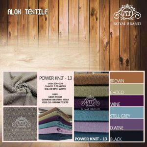 222 GSM Power Knit Polyester Fabric