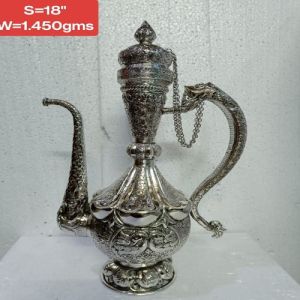 Ornate Silver Plated Decorative Ewer