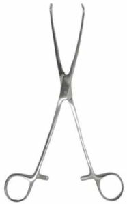 Stainless Steel Powder Coated Allis Tissue Forcep