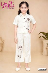 Kids Embroidered Western Dress