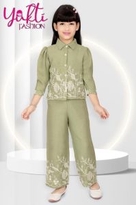 Kids Embroidered Western Dress