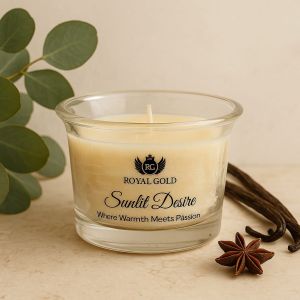 Royal Gold Sunlit Desire Soy Wax Scented Jar Candle